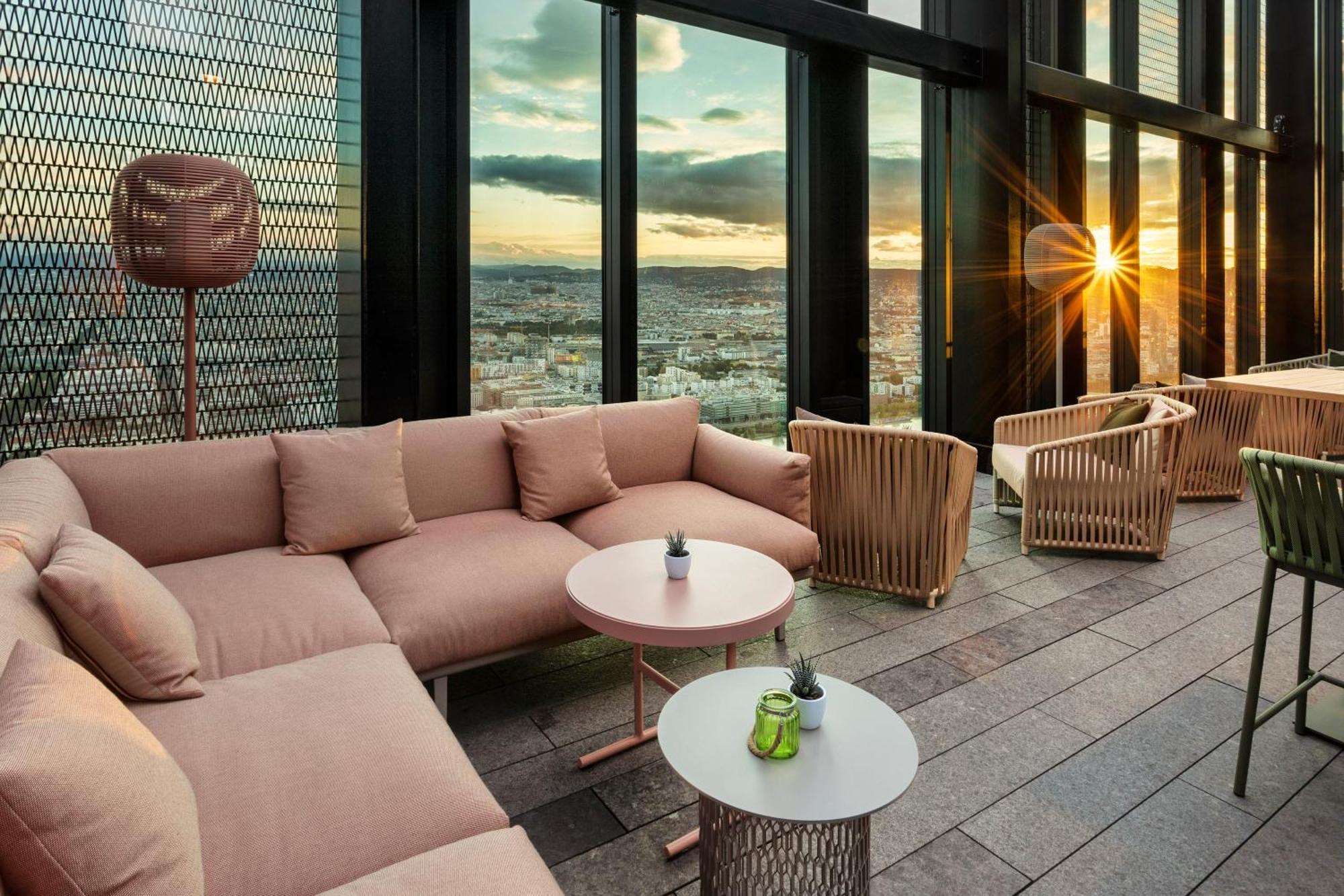 Melia Vienna Hotel Exterior foto Skyline